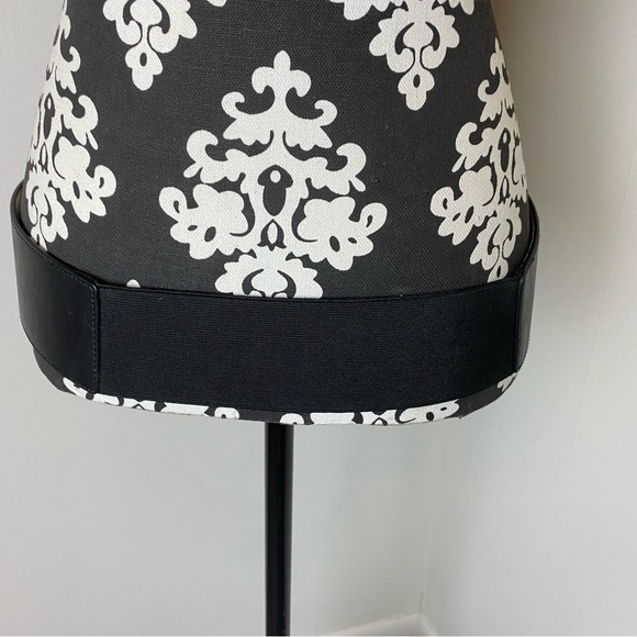 Chico’s Black Leather Zebra Print Calf Hair Belt - Picture 7 of 14